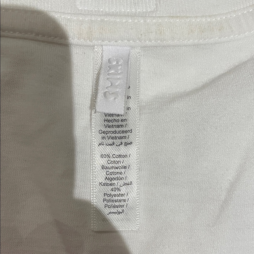 SKIMS White V-Neck Top - Picture 3 of 3